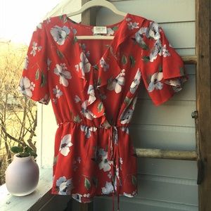 Cute Flouncy Top by Sienna Sky